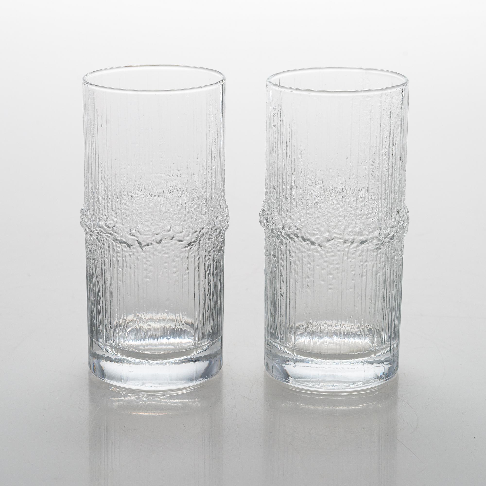 Tapio Wirkkala, a 24-piece set of "Niva" glassware, Iittala. In production 1972-1992.
