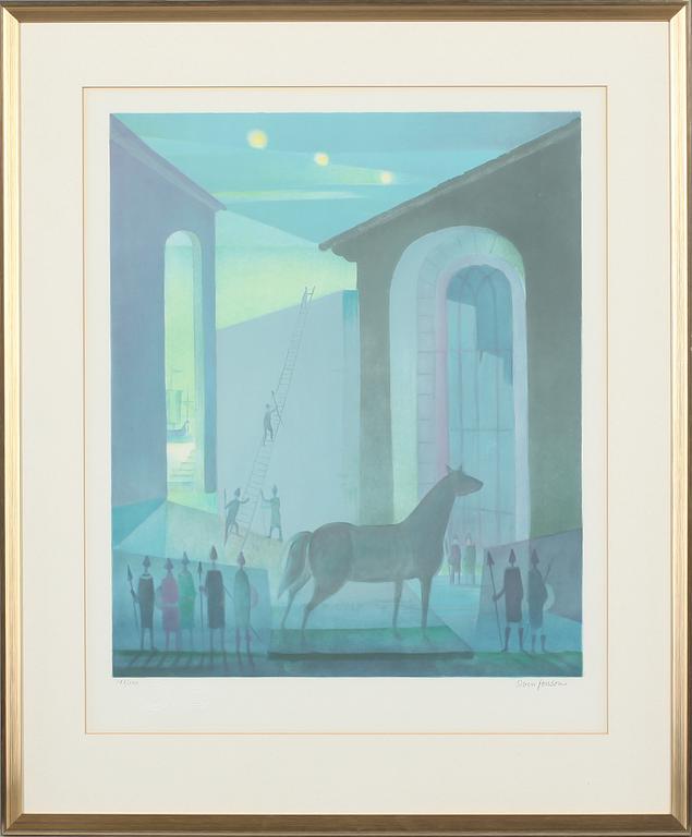 SVEN JONSON, litografi, signerad och numrerad 123/390.