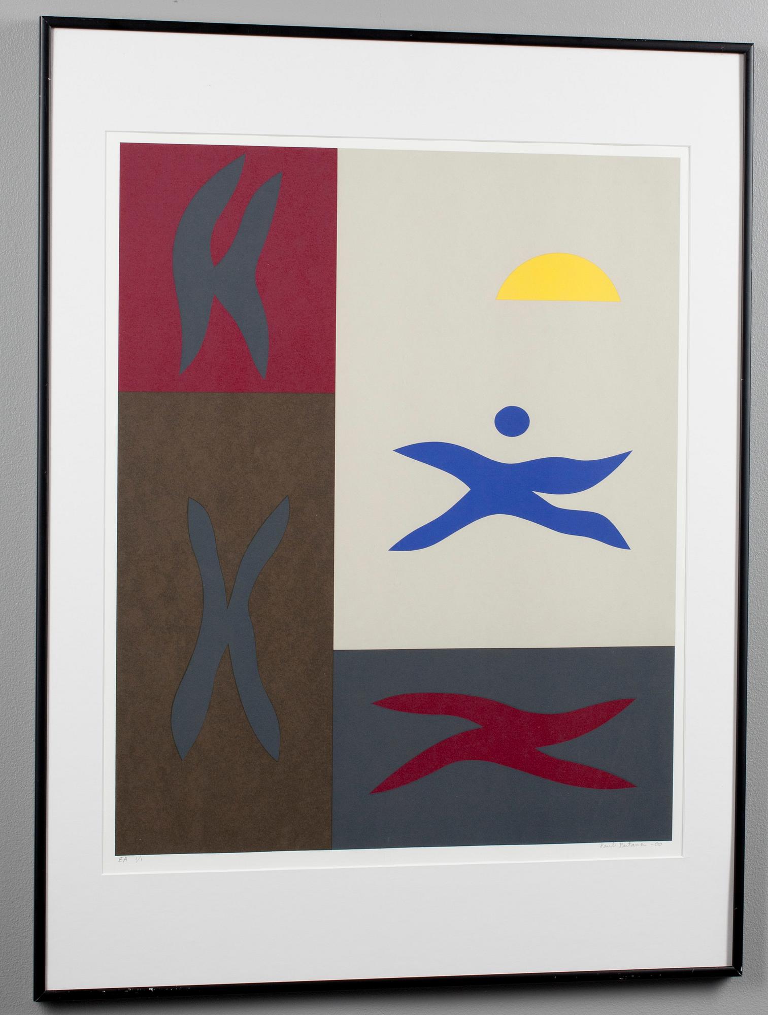PAULI PARTANEN, serigrafi EA 1/1, signerad och daterad -00.