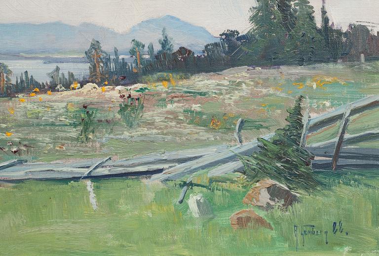 ANTON GENBERG, olja på duk, signerad och daterad 88.