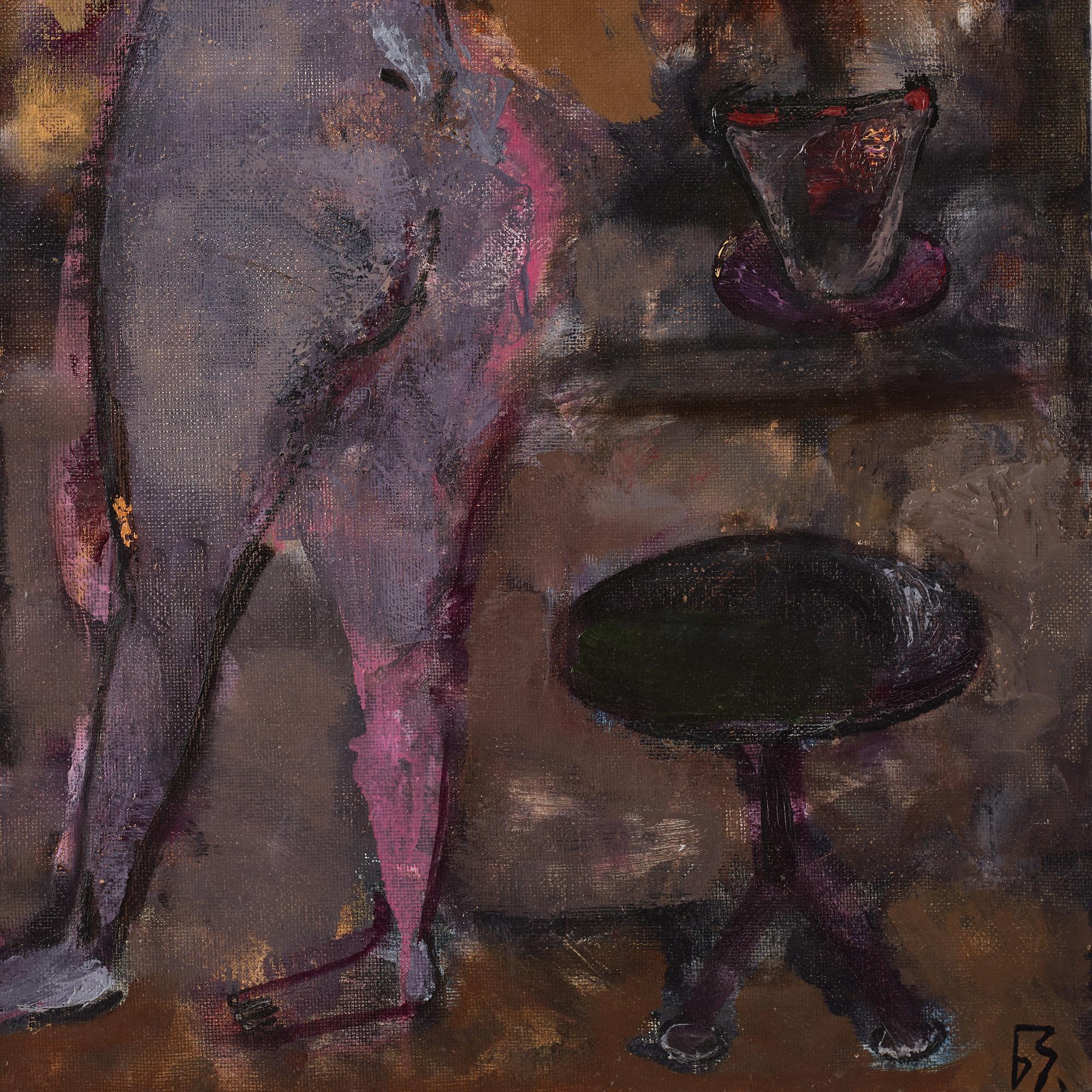 Boris Zinkevich, olja på duk, signerad och daterad 1993 a tergo.