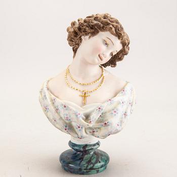Figurin  möjligen Frankrike, 1800-talets senare del porslin.