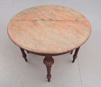BORD, 2 delat, 1800-talets andra hälft.