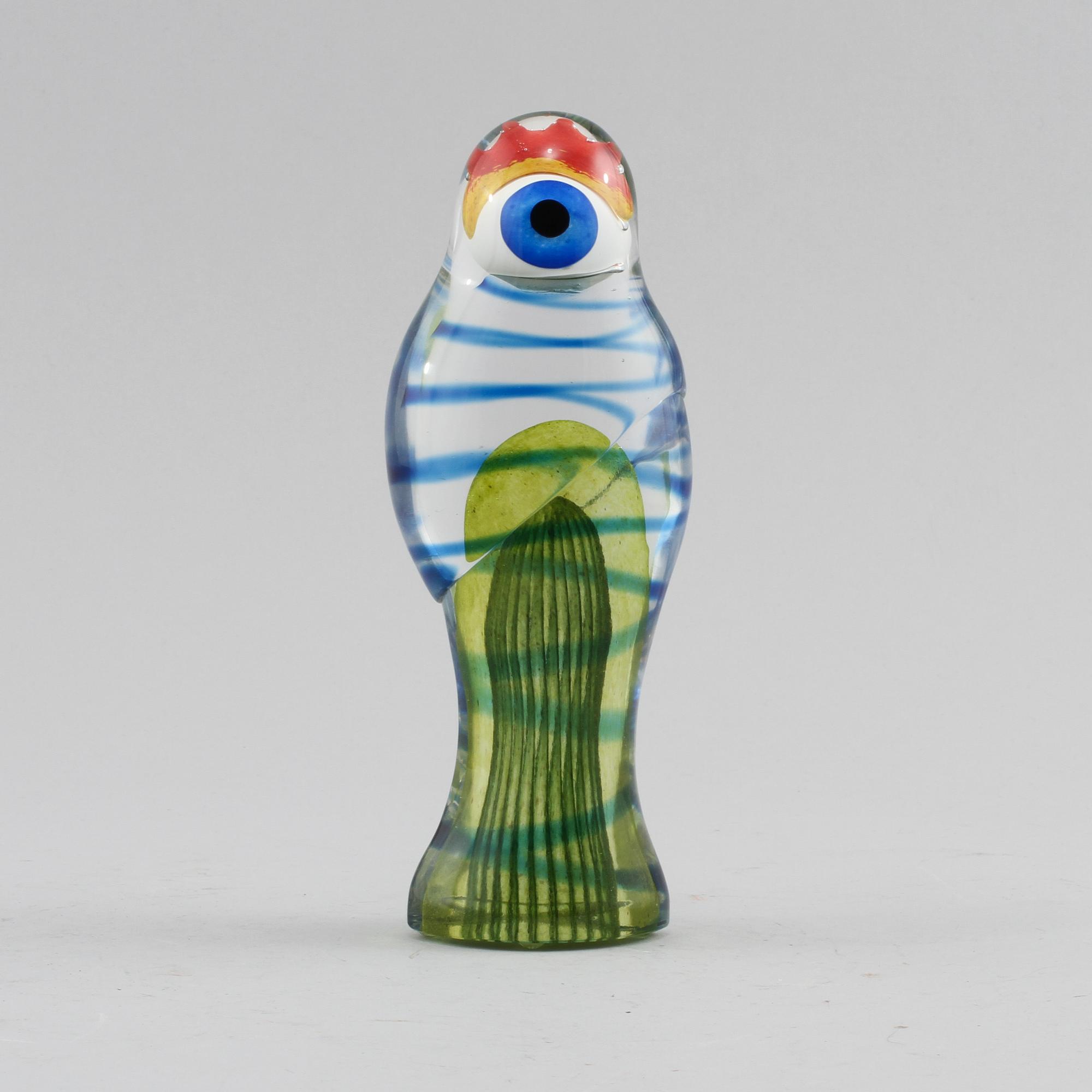 SKULPTUR, glas, Kjell Engman, Kosta, sent 1900-tal.