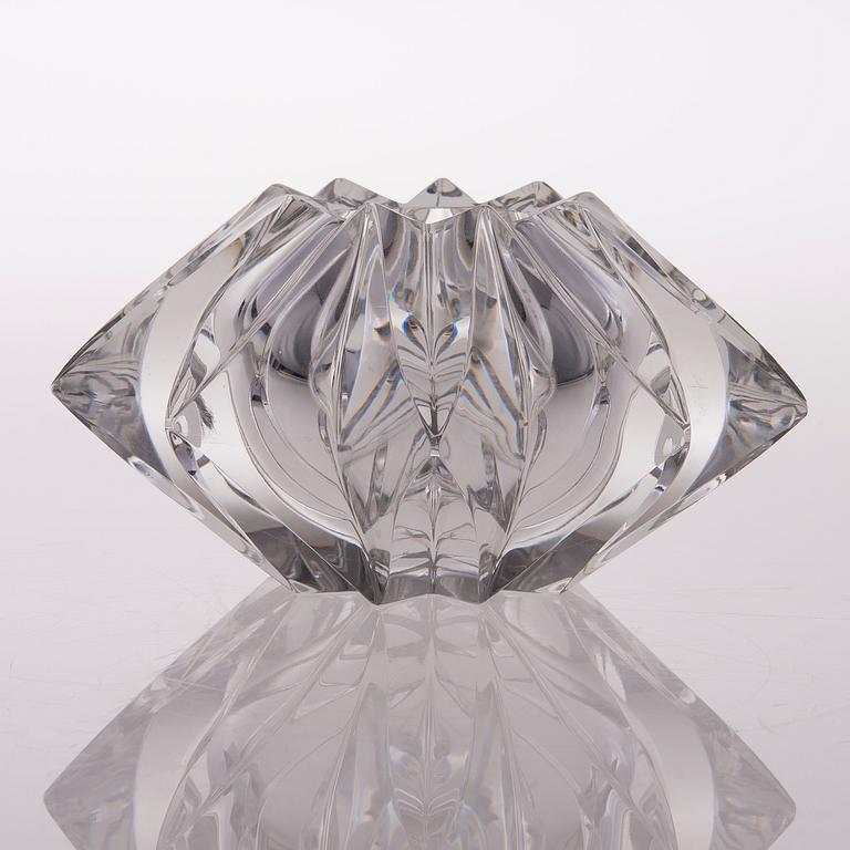 AIMO OKKOLIN, MALJAKKO, lasia, "Tähti" 6575, signeerattu Aimo Okkolin Riihimäen Lasi Oy.