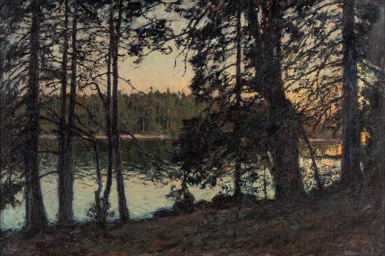 Gottfrid Kallstenius, oil on canvas, signed and dated 1921.