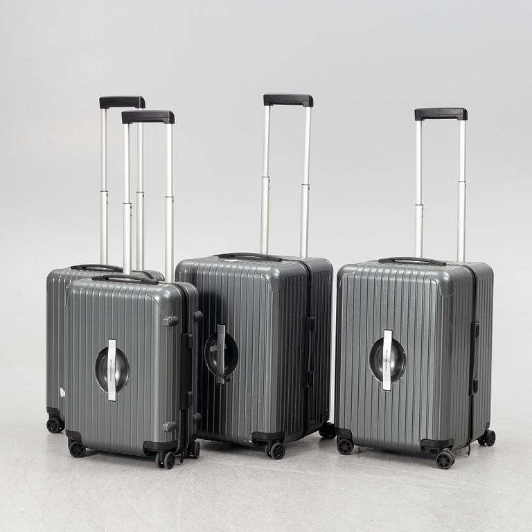Porsche X Rimowa, resväskor, 4 st.