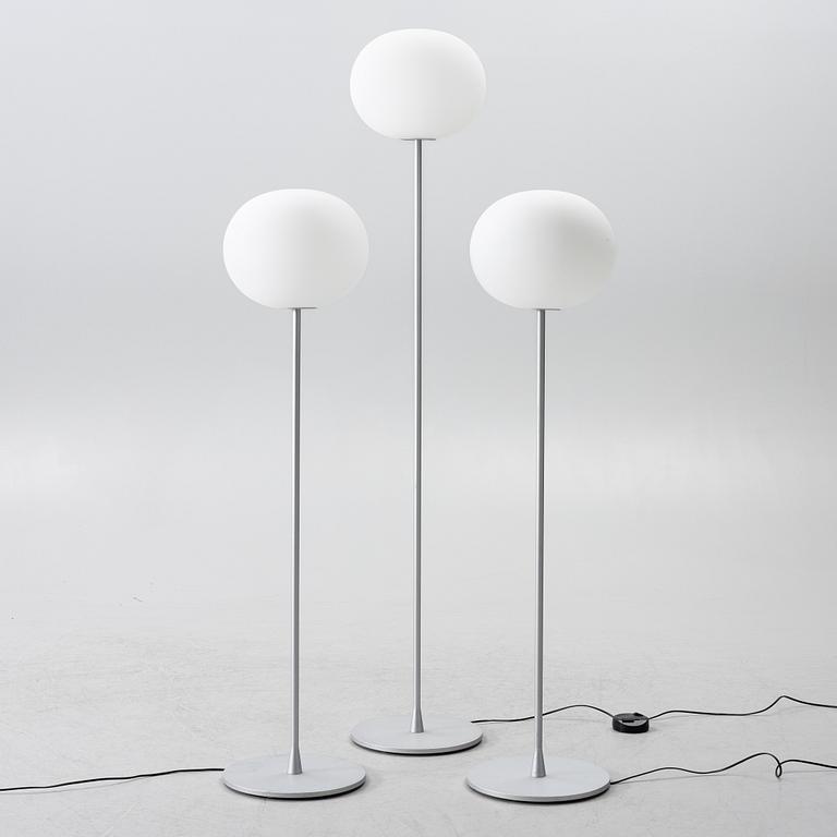 Jasper Morrison, three 'Glo-Ball' floor lamps, Flos, Italy.
