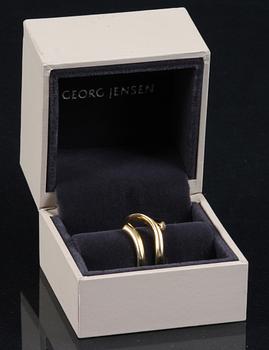 RING, 18 K guld, "Magic", Georg Jensen.