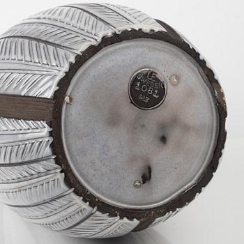 Anna-Lisa Thomson, golvvas, lergods, "Paprika", Upsala-Ekeby.