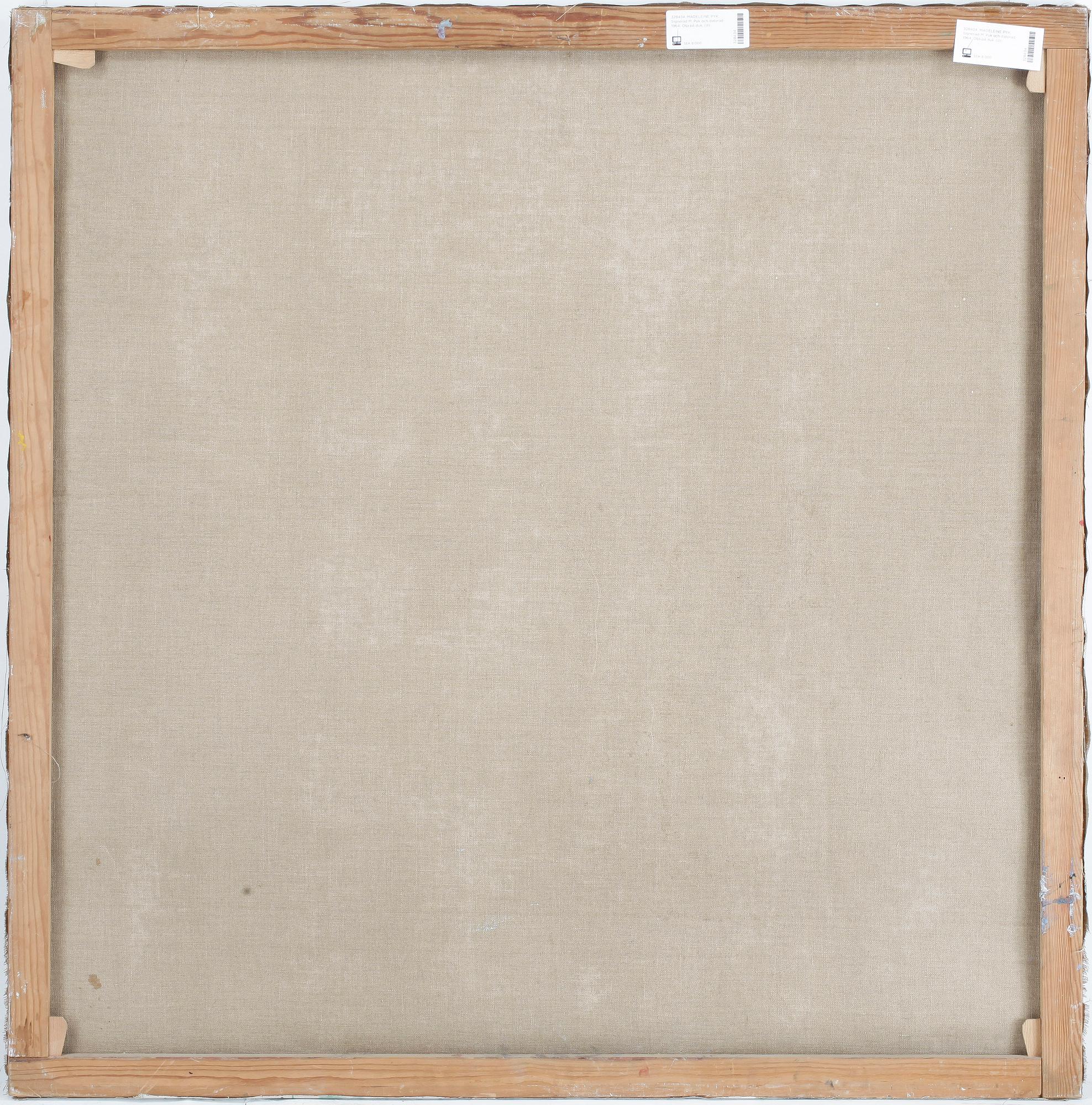 MADELEINE PYK, olja på duk. Signerad M. Pyk och daterad 1964.