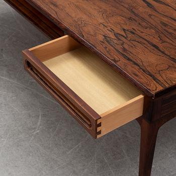 A 1960's rosewood coffee table.