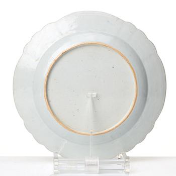 A set of 12 (6+6) famille rose dishes, Qing dynasty, Qianlong (1736-95).