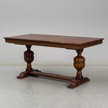 AXEL EINAR HJORTH, an 'Charles' oak table, from Nordiska Kompaniet, 1920s.