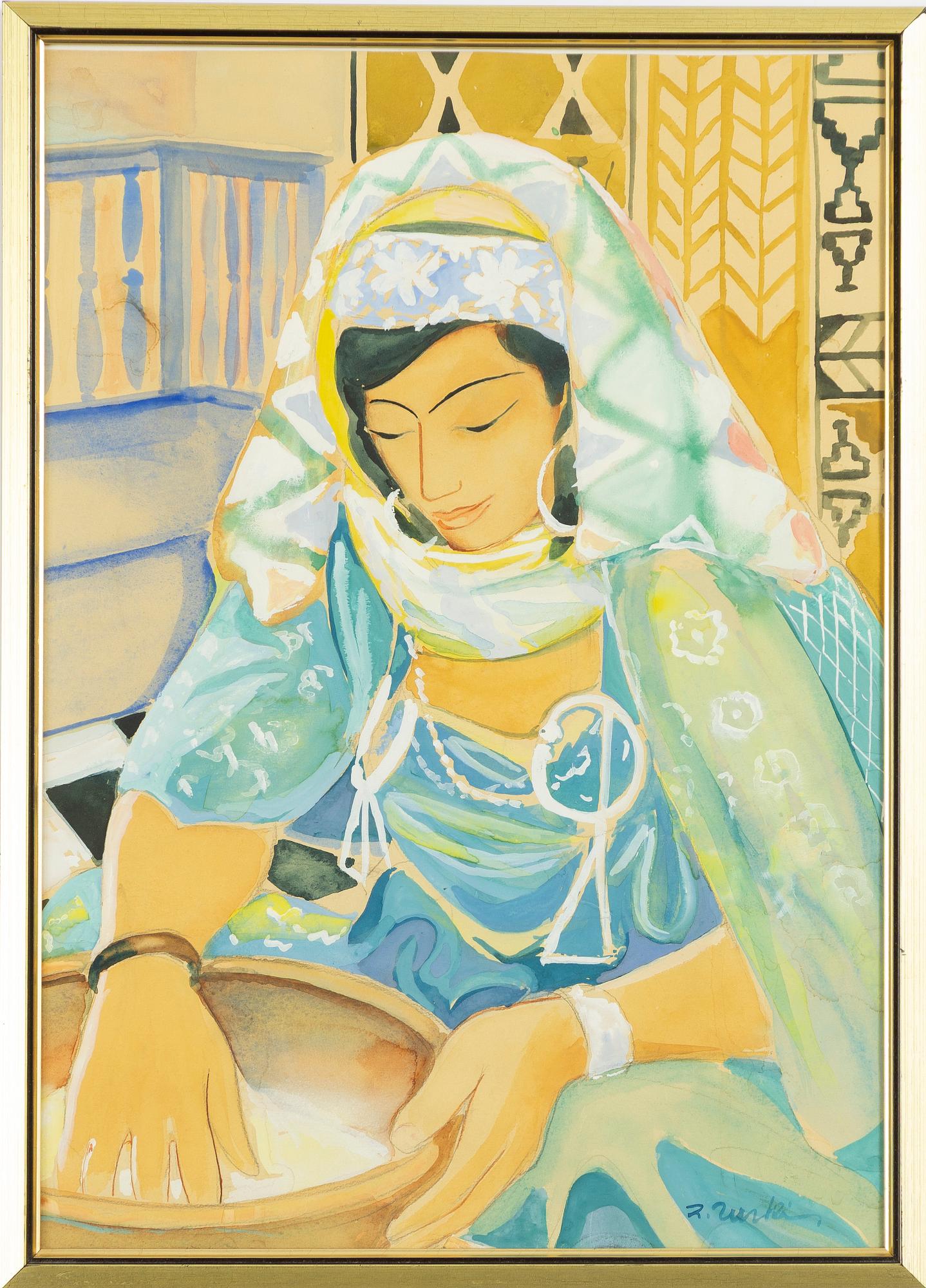 Zoubeir Turki, Translation: "Woman with a bowl".