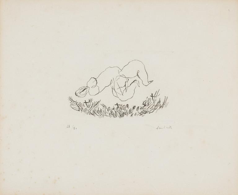 Jean Fautrier,  Figurkompositioner, 2 st.