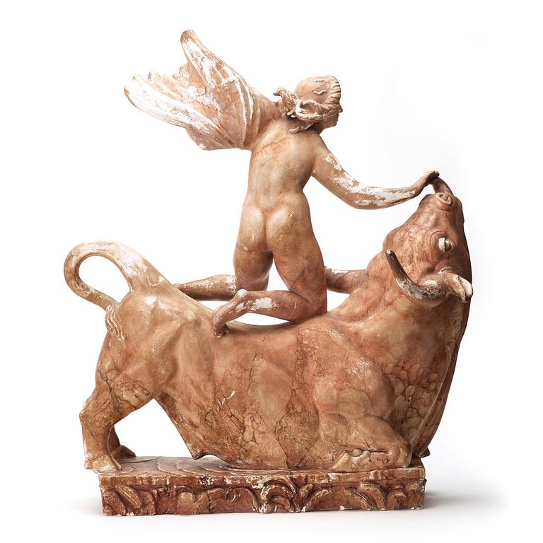 Carl Milles, "Europa och tjuren" (Europa and the bull).