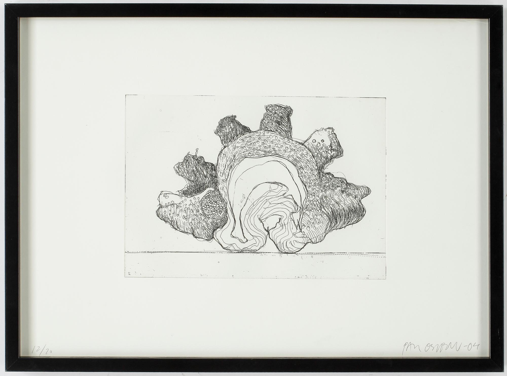 PAUL OSIPOW, etsning, signerad o numrerad 12/20, daterad -04.