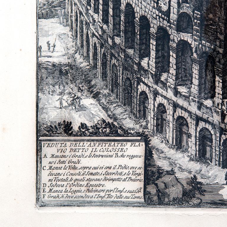 Francesco Piranesi, engraving, print from the 19th/20th century.