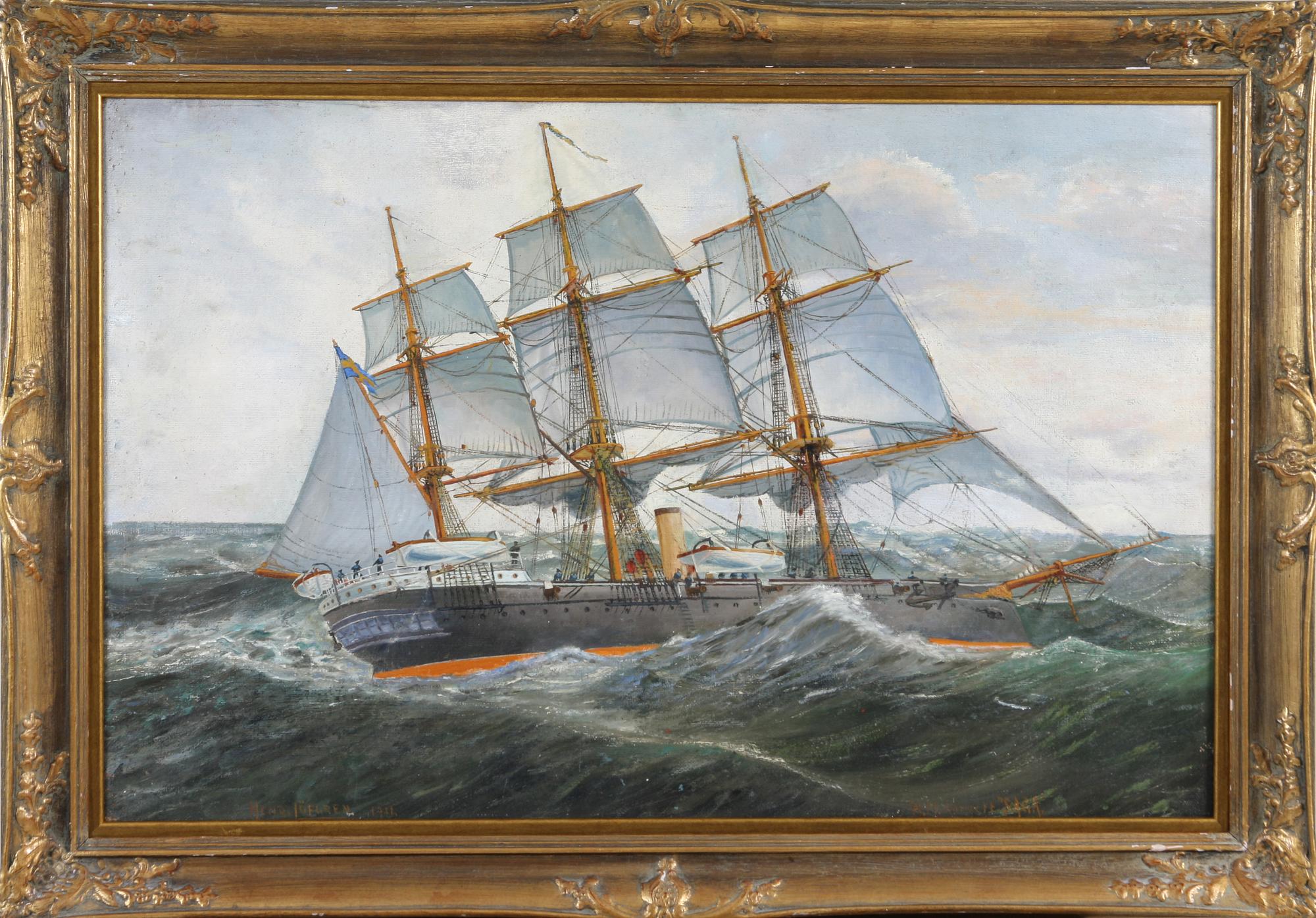 HENRIK LÖFGREN, olja på duk, sign.