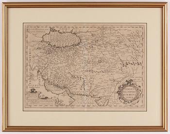 Karta, av Gerhard Mercator,  troligen 1600-tals avdrag.