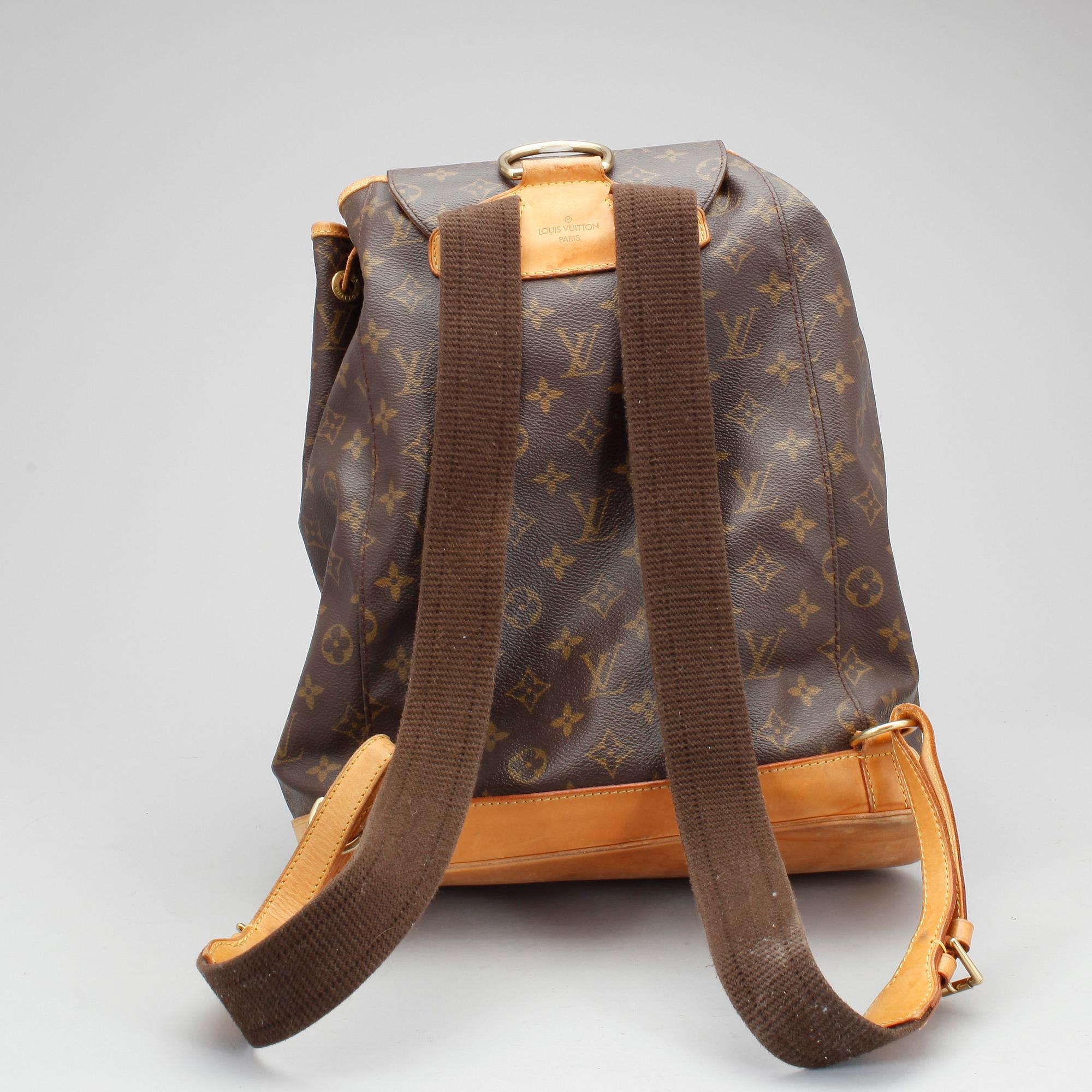 RYGGSÄCK, "Montsouris", Louis Vuitton.