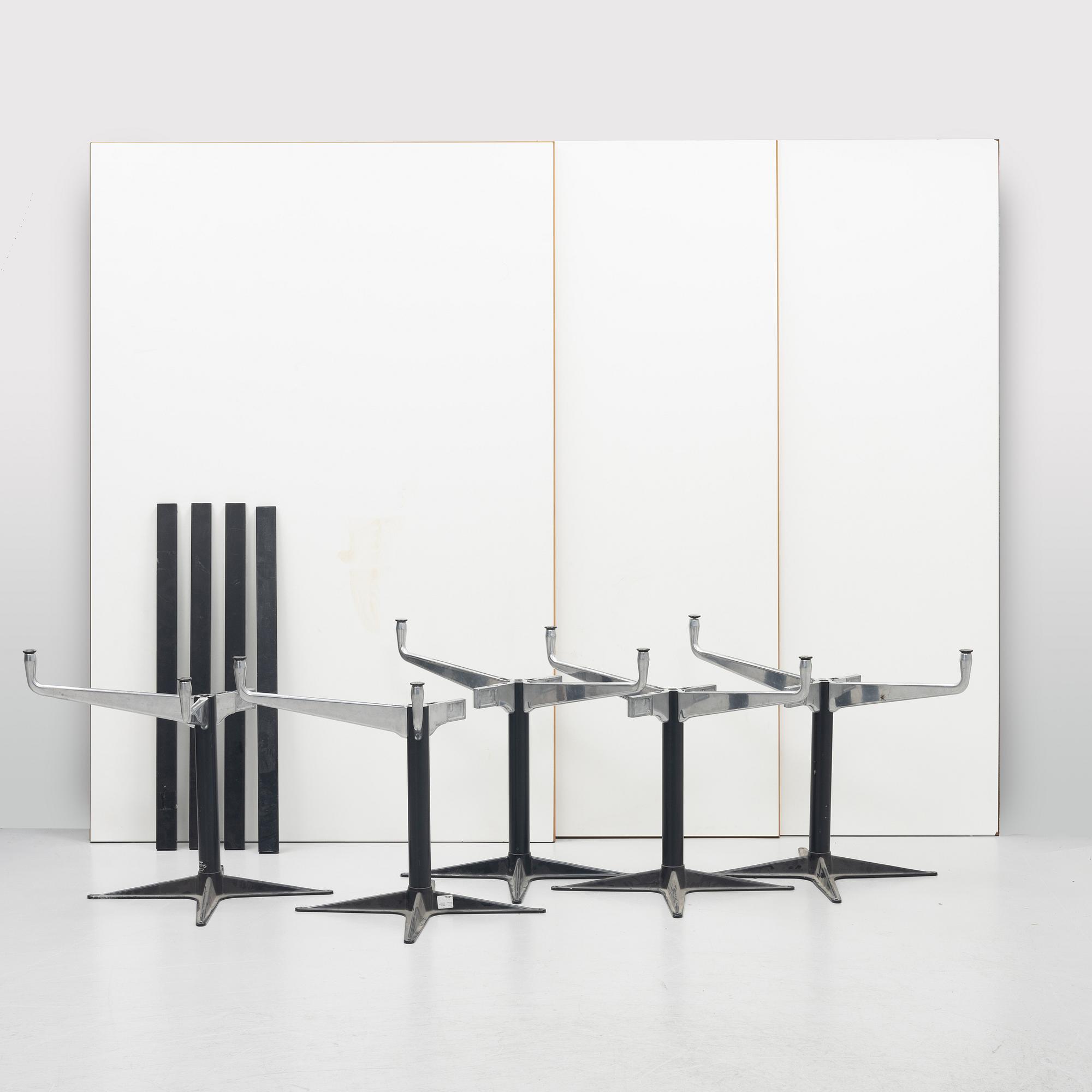 Charles & Ray Eames, a 'Segemnted' table, Vitra.