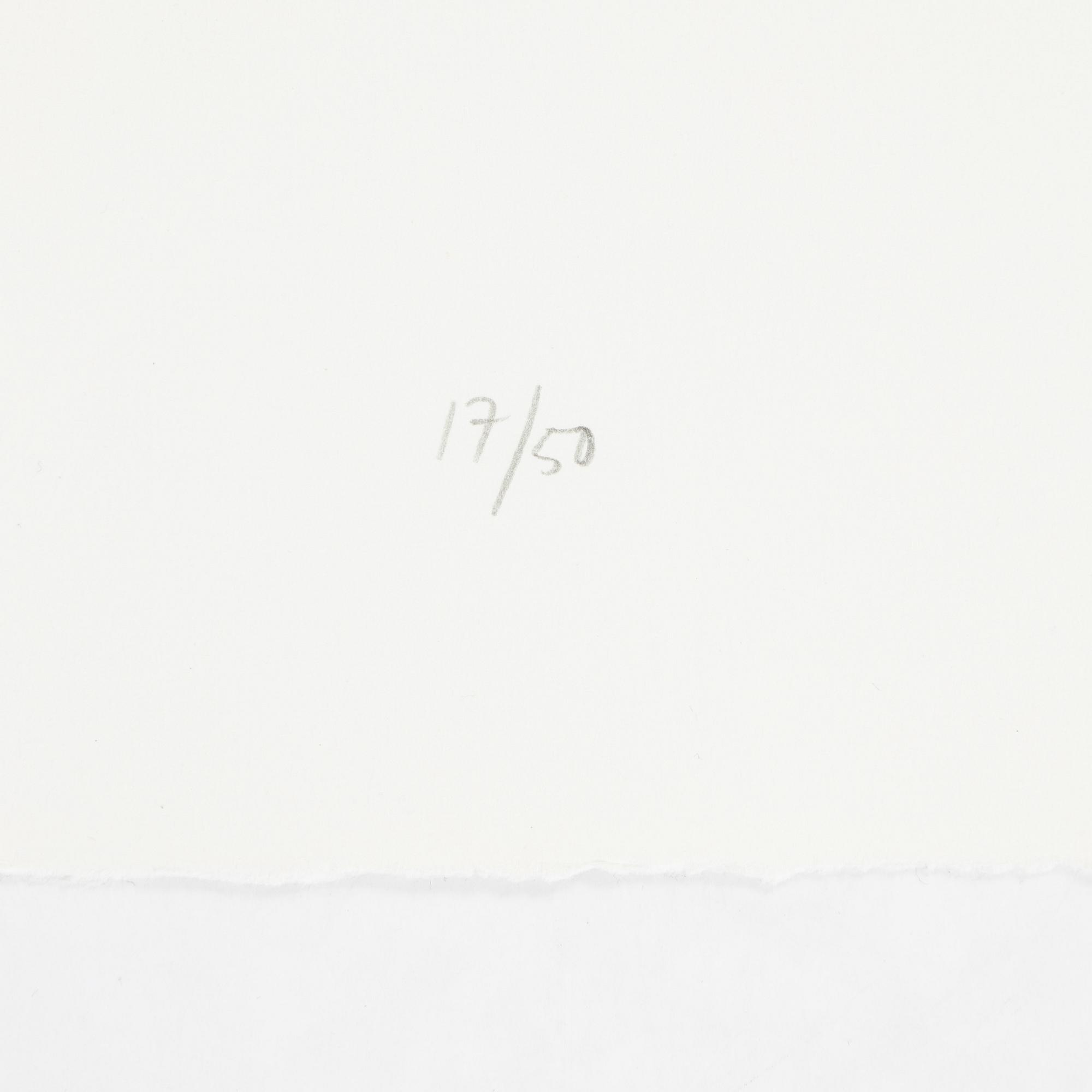 Jan Håfström, etching in colours, 2020, signed 17/50.