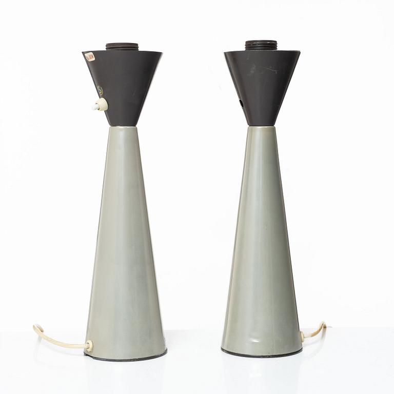 Bo Råman, bordslampor, ett par, modell "E1298", ASEA.