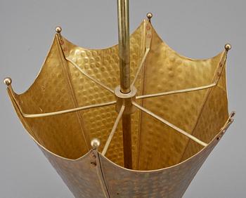 PARAPLYSTÄLL, mässing, 1900-talets mitt.