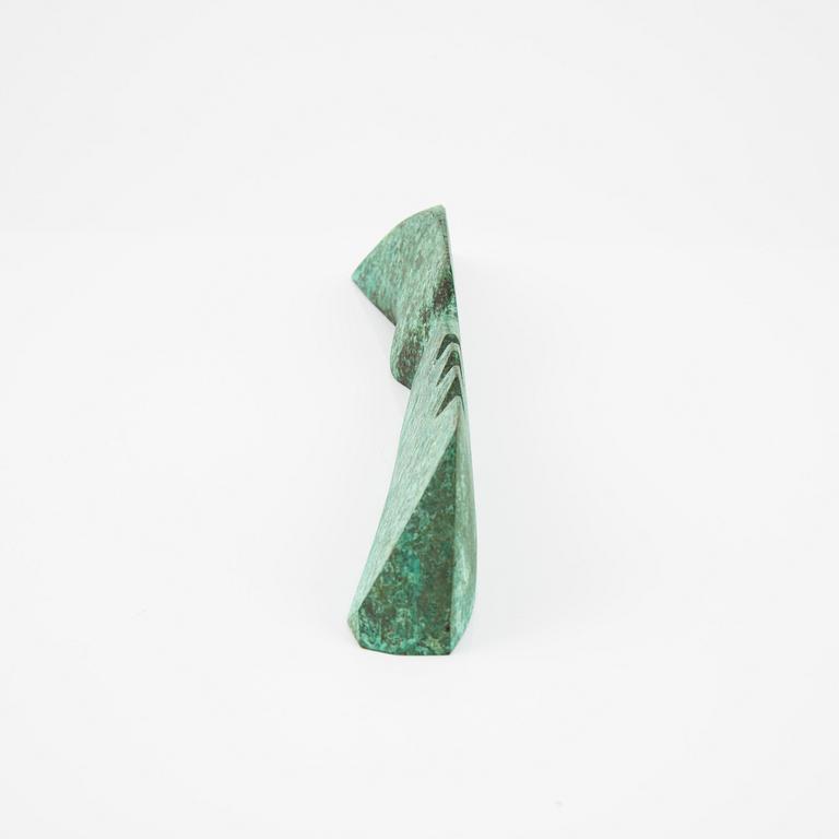Björn Selder, sculpture, unsigned, bronze.