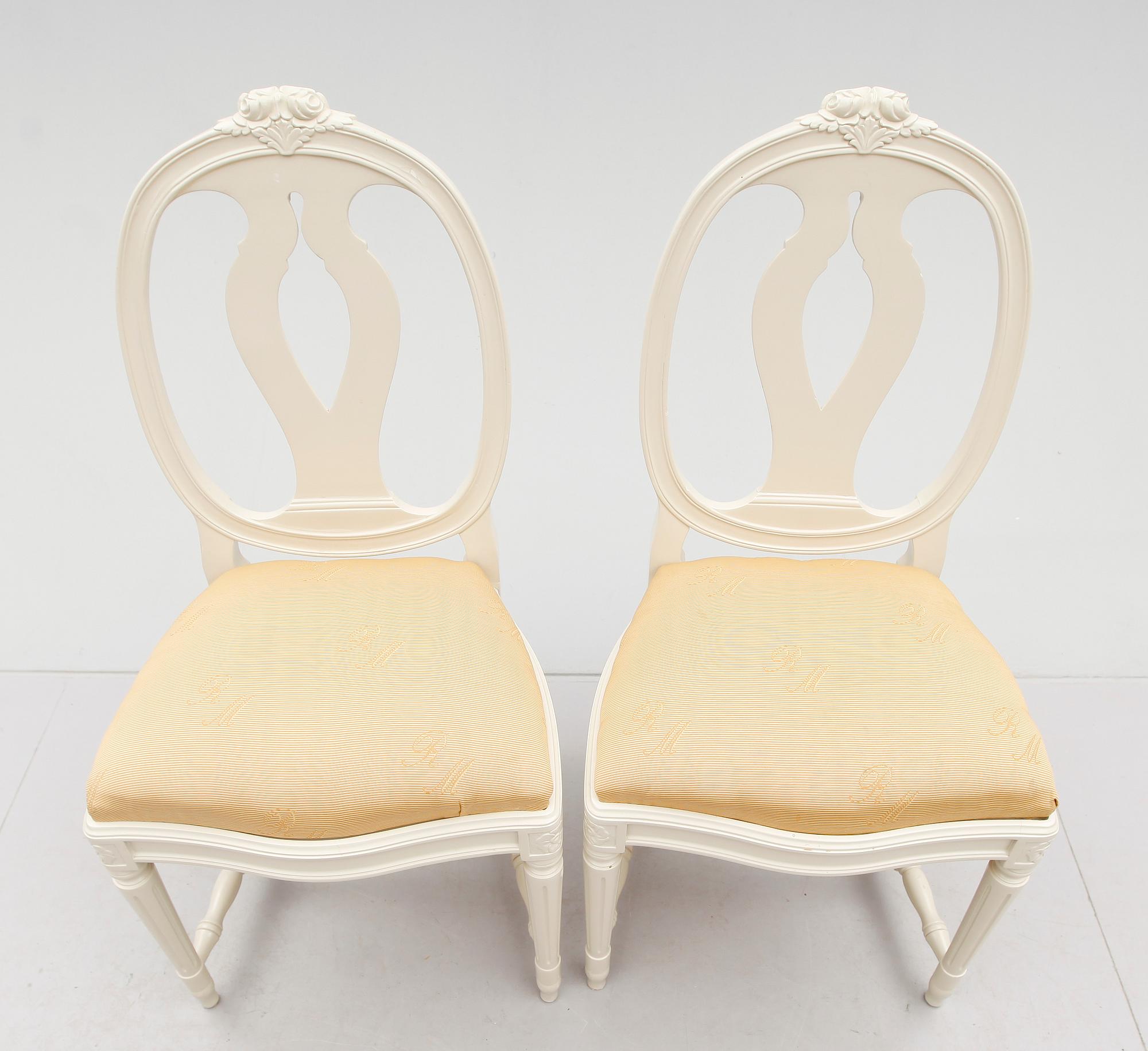 STOLAR, 6 st, gustaviansk stil, 1900-talets andra hälft.