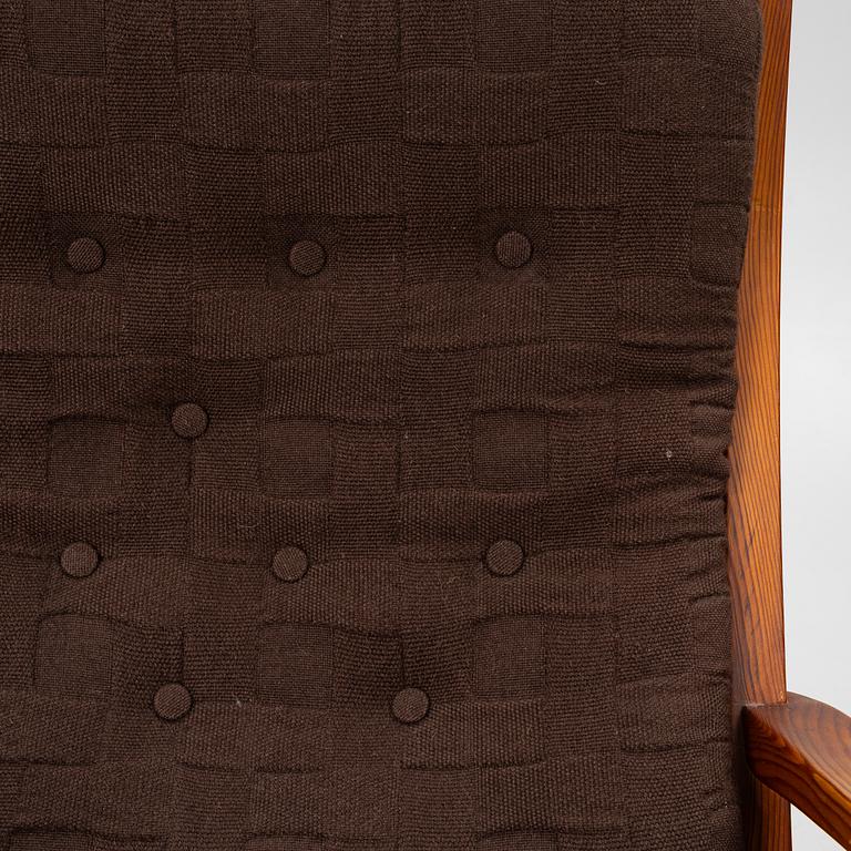 Carl Malmsten, armchairs, a pair, model "Stugan", Swedish Pine, Karl Andersson & Söner, Huskvarna 1950s.