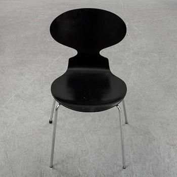 Four 'Ant' chairs by Arne Jacobsen for Fritz Hansen, dated  1973.