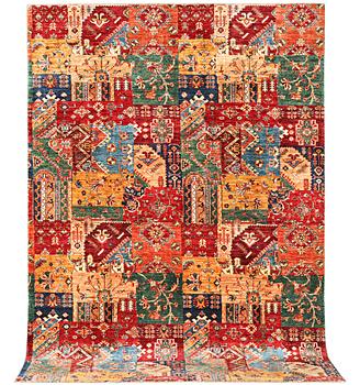 A Kazak carpet, c. 296 x 209 cm.