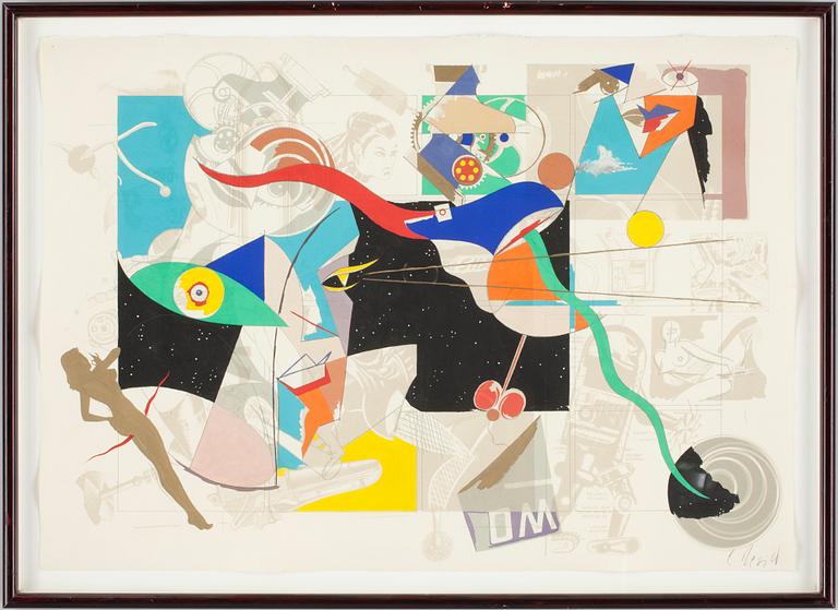 CARSTEN REGILD, blandteknik, sign.