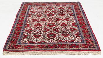 A rug, Ghom, circa 206 x 136 cm.