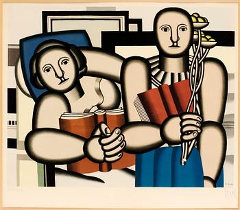 346. Fernand Léger (After), "La lecture".