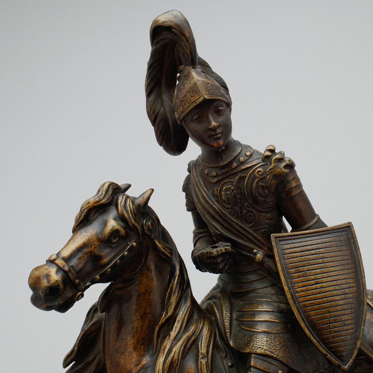 SKULPTUR, brons, 1800-talets andra hälft.