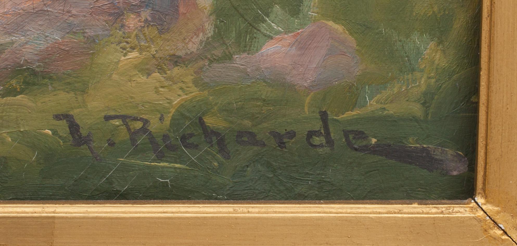 LUDVIG RICHARDE , olja på duk. Signerad.