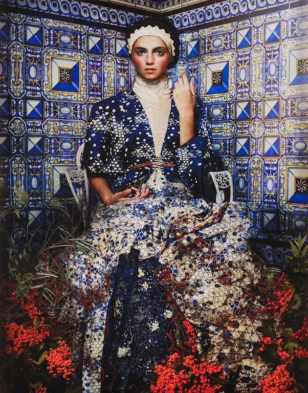 Cooper & Gorfer, "Marilina in a Tiled Room", 2014.