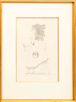 Max Walter Svanberg, lithograph singed and datead 52.