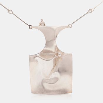 BJÖRN WECKSTRÖM, A sterling silver necklace "Barbarella". Lapponia 1972.