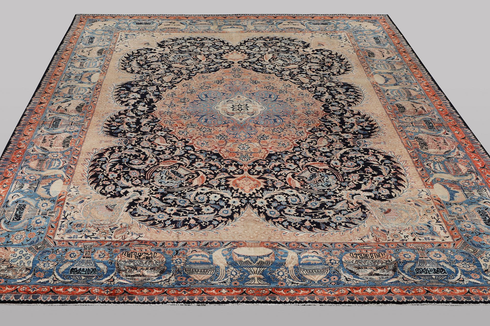 Matta, Kashmar, ca 400 x 300 cm.