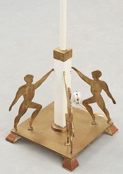 GOLVLAMPA, Sverige, 1940-tal. Signerad Birger O.