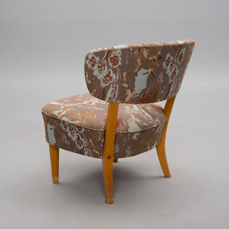 FÅTÖLJ, Lisa-Johansson-Pape, Keravan Puusepät, 1940-luku.