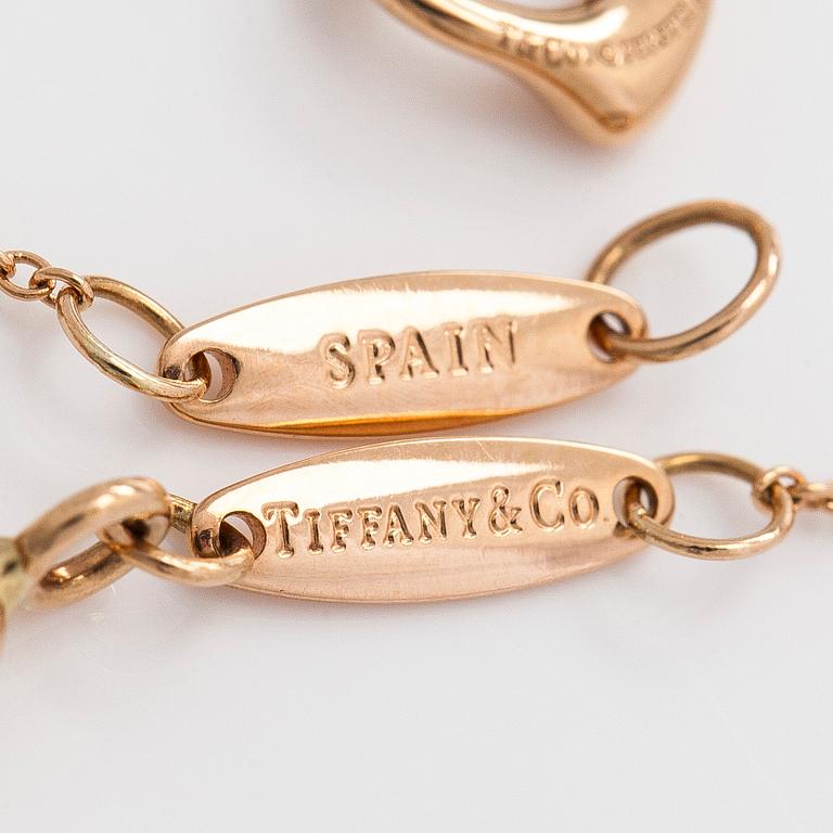 Tiffany & Co, Elsa Peretti, kaulakoru, "Open Heart", 18K ruusukultaa.