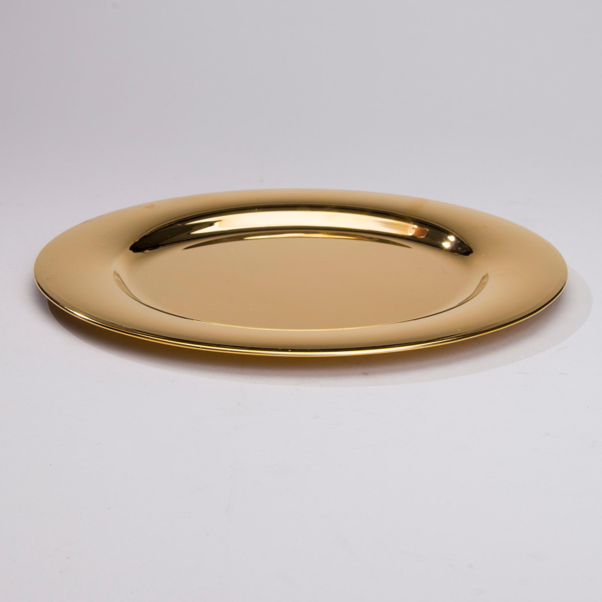KUVERTTALLRIKAR, 6 st, förgylld metall, troligen Stelton, Danmark, 1900-talets slut.