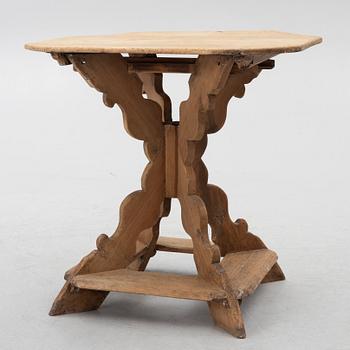 Bord, s.k. strålabord, allmoge, Dalarna, 1800-tal.