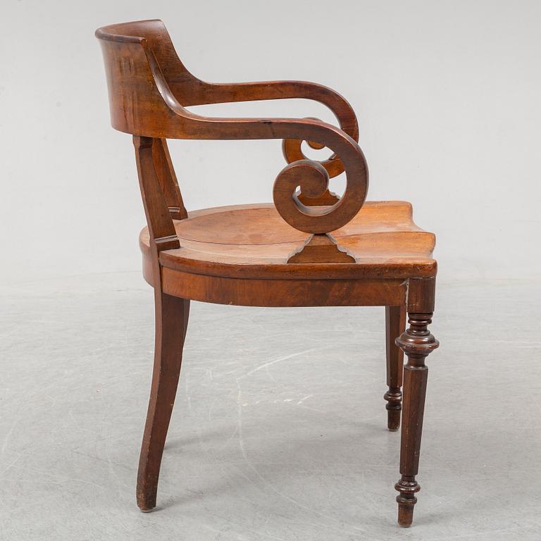 An 19th ct armchair.